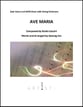 Ave Maria Orchestra sheet music cover